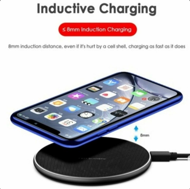 Minimalist Desktop Wireless Charger  High-Speed Smart Charging Pad