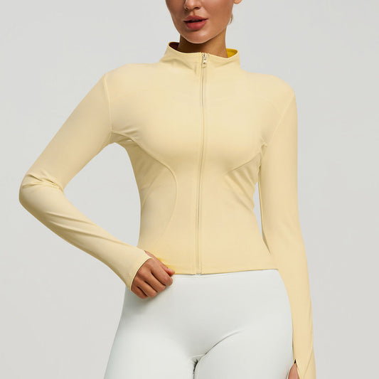 Fashion Casual Slim-fit Yoga Wear Women's Coat