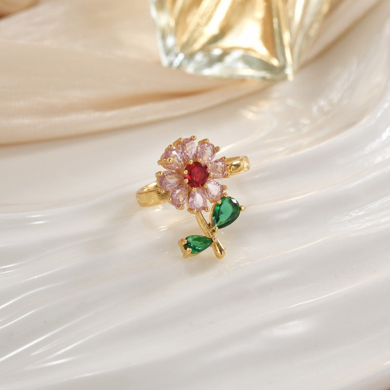Sunshine Love Crown Light-Luxury Fashion Ring