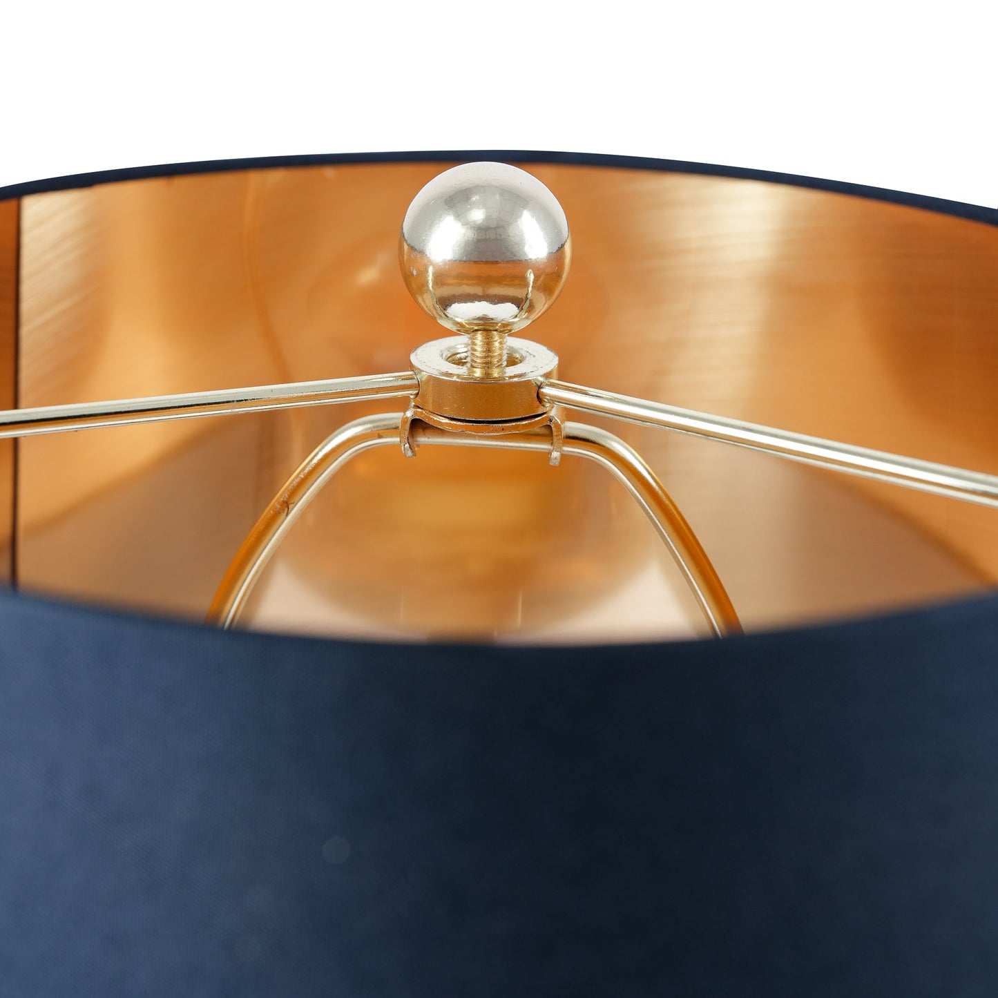 New Design Small Modern Stylish Desk Lamp In Stock In The United States, Easy To Install, Used For Bedside Table Lamp, Lustrous Table Lamp - Black Outer And Gold Inner 110-120V