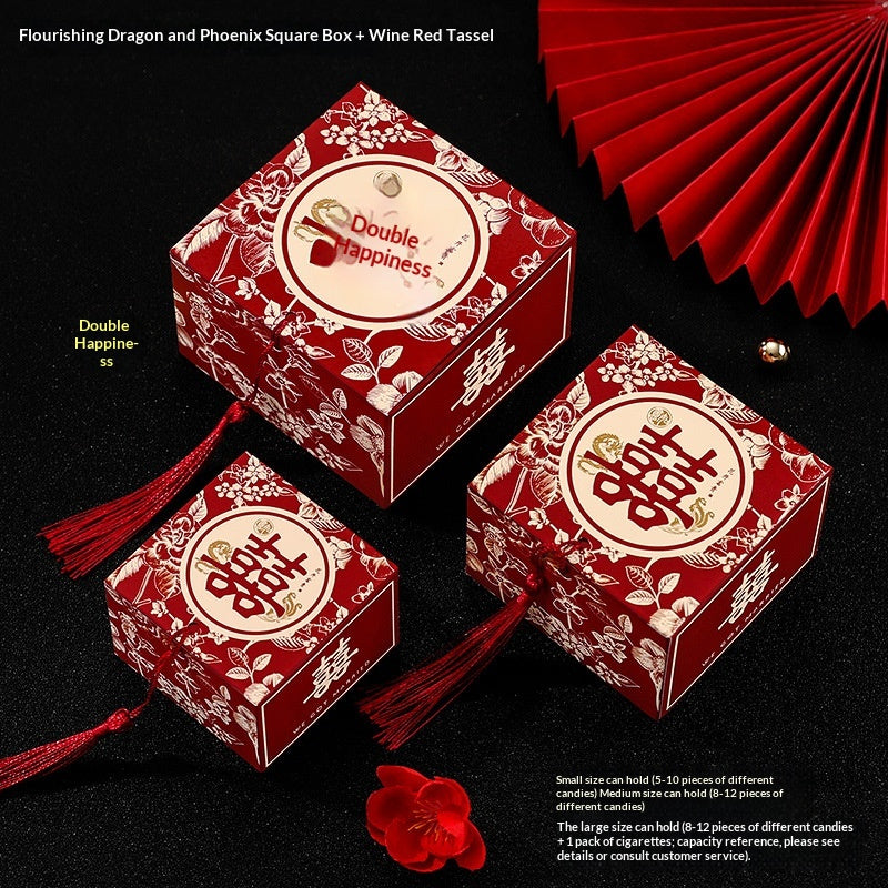 Dedicated Wedding Candy Wedding Gift Packaging Box