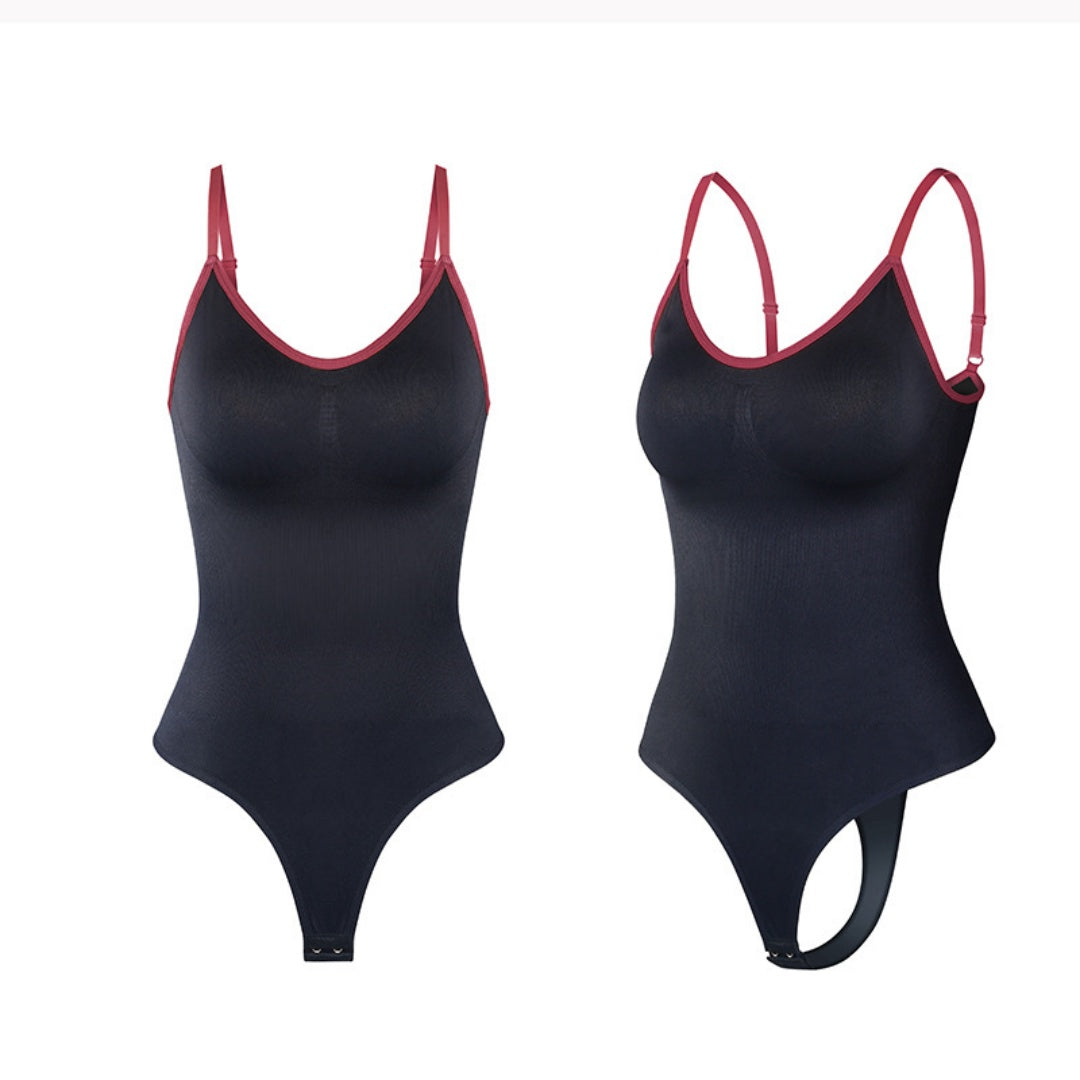 Seamless Body Shaping Jumpsuit With Abdominal Compression And Hip Lifting