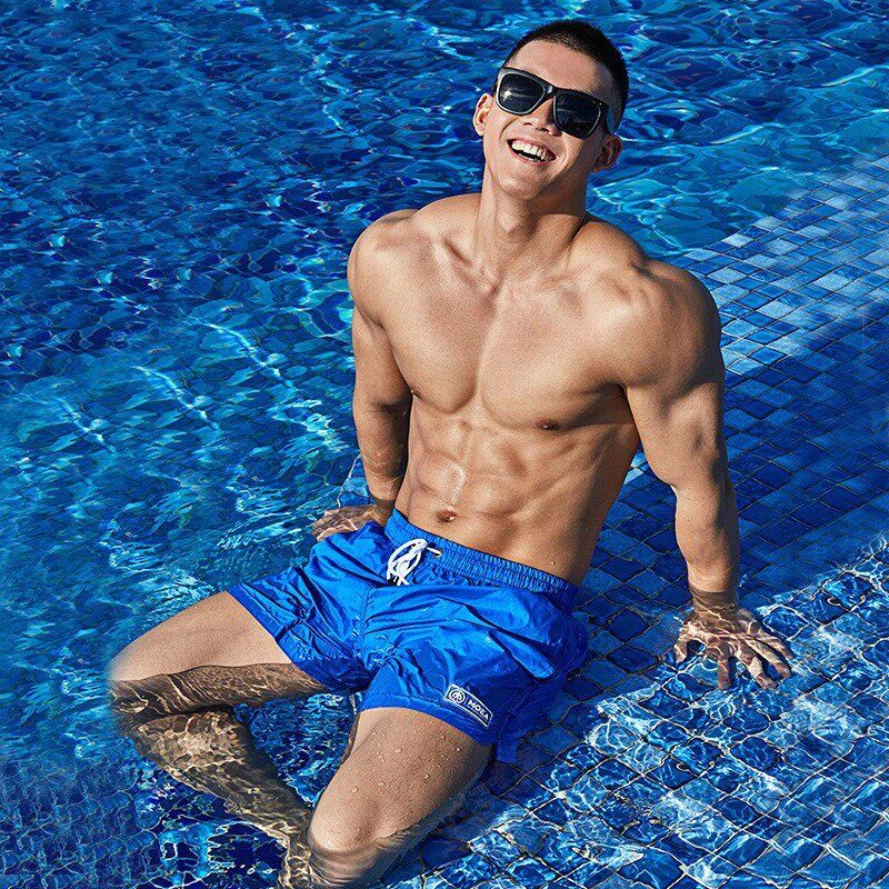 Mens Quick-Drying Casual Fitness Sports Shorts
