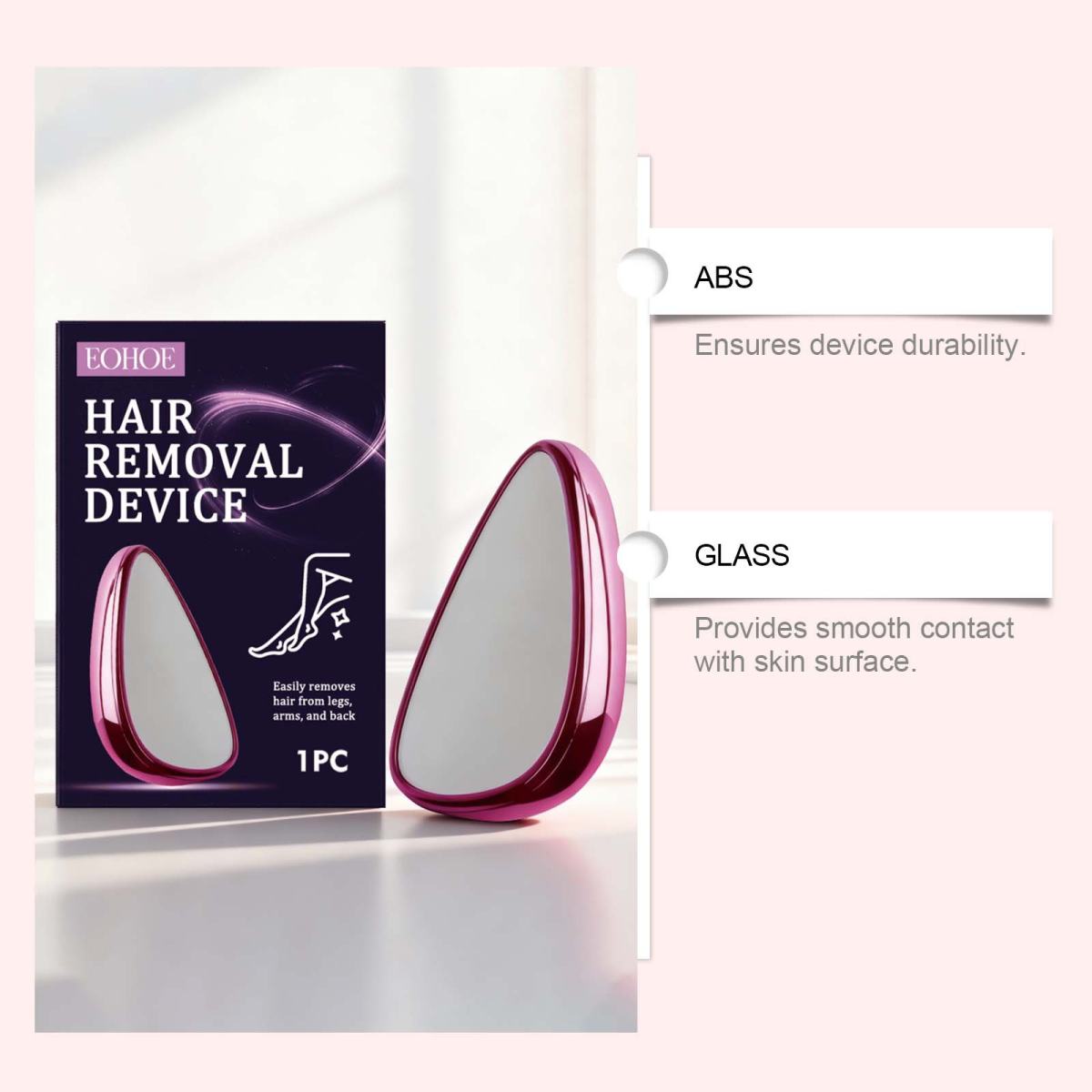 Portable Painless Hair Removal Device