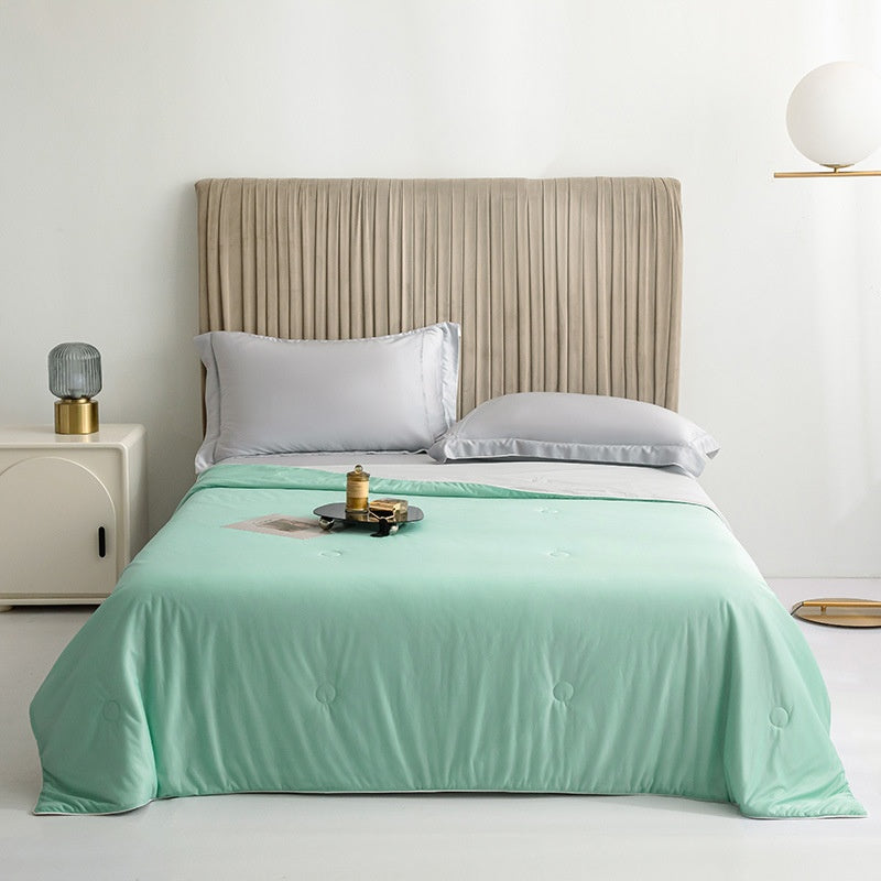 Summer Cooling Fiber Lightweight Blanket Comforter Double Side Breathable Soft