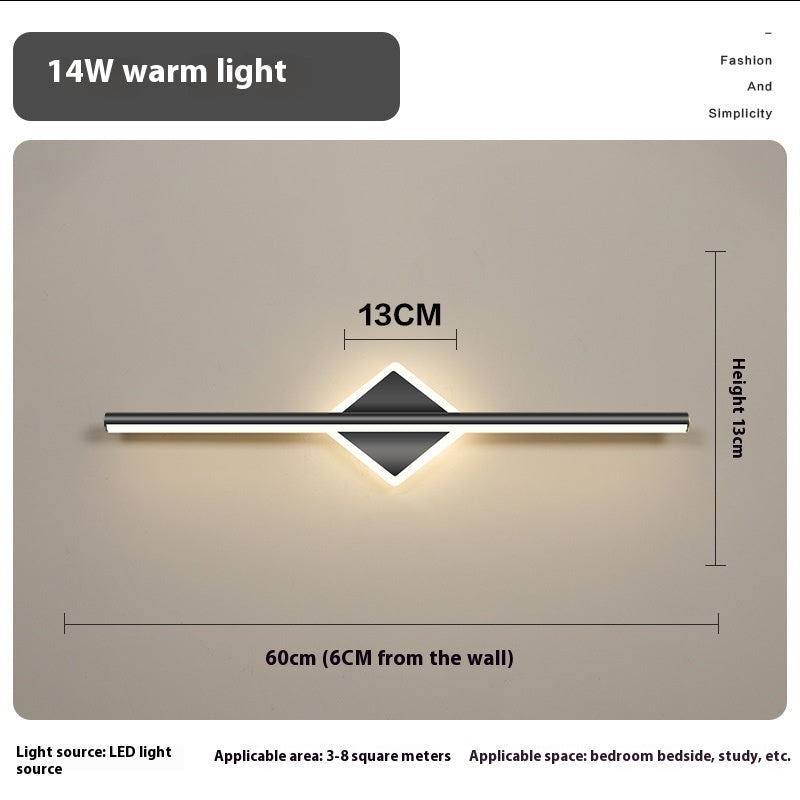 Makeup Mirror Dressing Table Led Fill Light Simple Wall Lamp