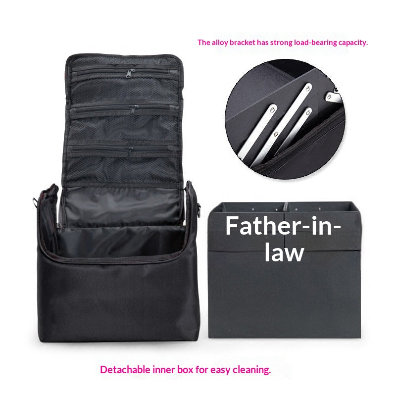 Foldable Cosmetic Bag Large-capacity Portable Makeup Case