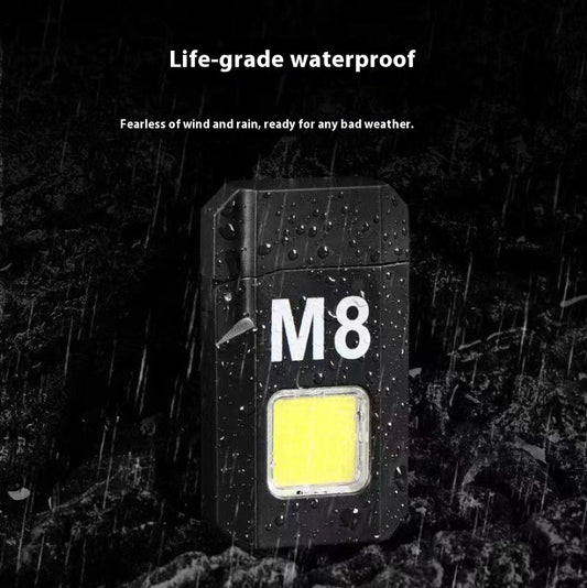 M8 electric heating wire charging lighter keychain light
