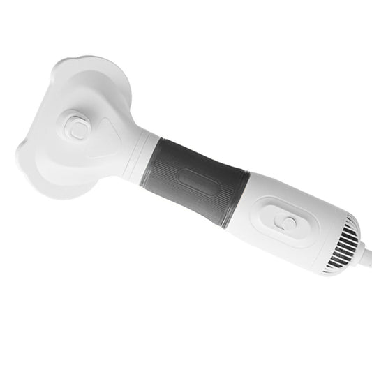 Pet Hair Dryer With Slicker Brush Low Noise 600W 3 Temperature Adjustable 3 In 1 Grooming Dog Blow Dryer For Cats Gray