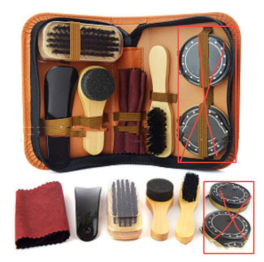 Fashion Simple Leather Shoes Care Set
