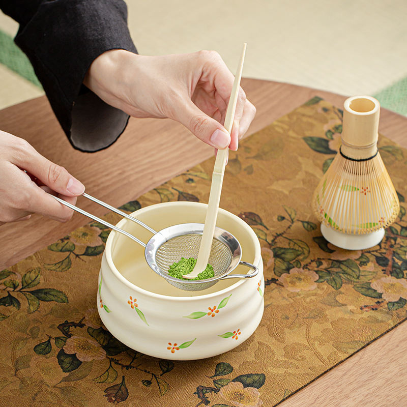 Hand-painted Matcha Bowl Ceramic Teaware Accessories Tea Art Tools