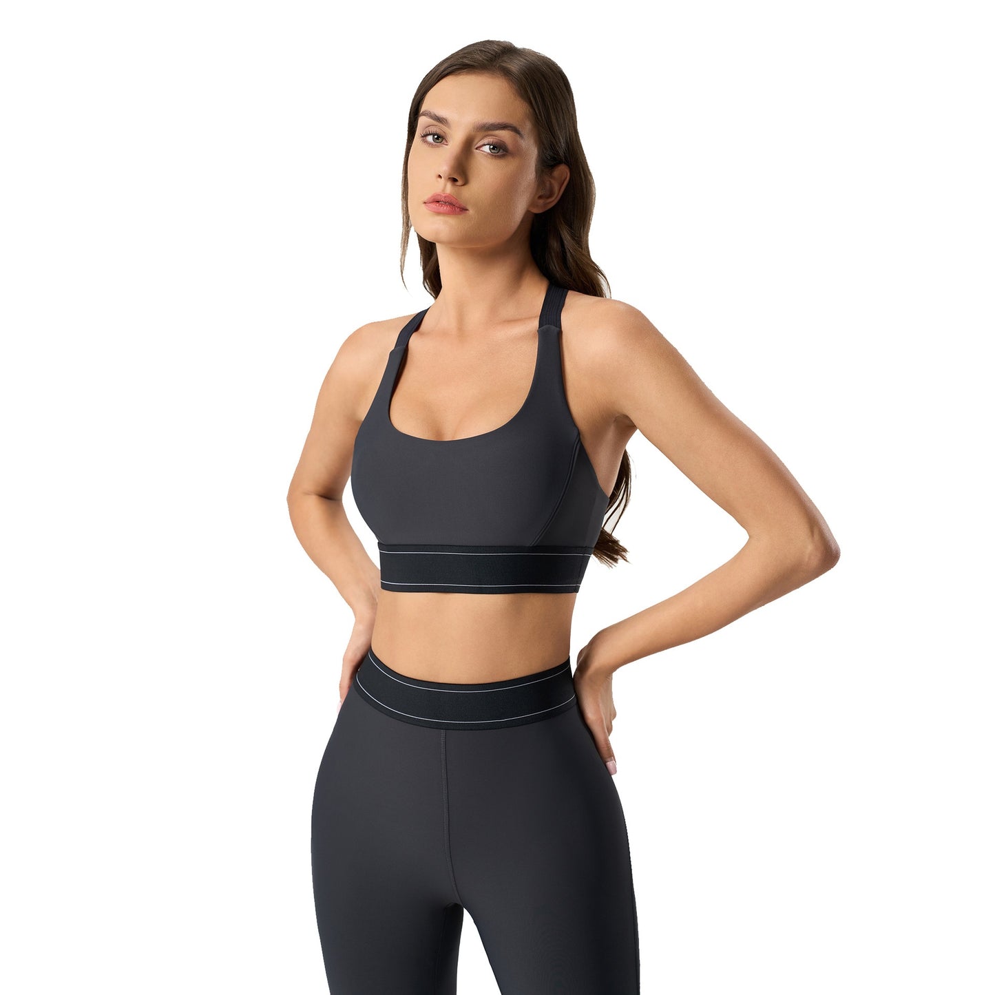 Womens Shock-Proof Back-Support Fitness Yoga Bra