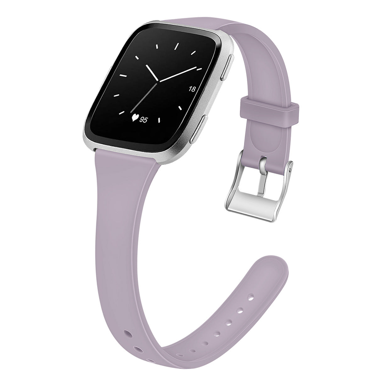 Silicone Strap Smart Watch Shrink Silicone Solid Color Watch Band