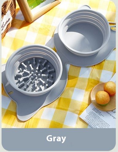 Folding Bowl For Pet Outdoor Portable Dog Feeder Cat