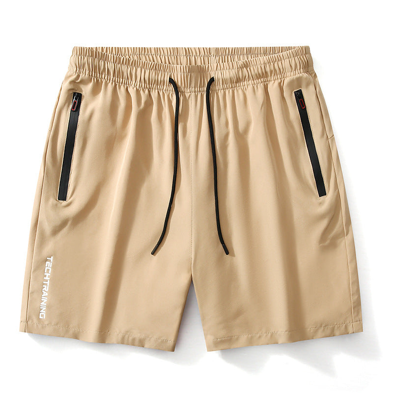 New Mens Quick-drying Loose-fitting Five-point Sports Casual Shorts