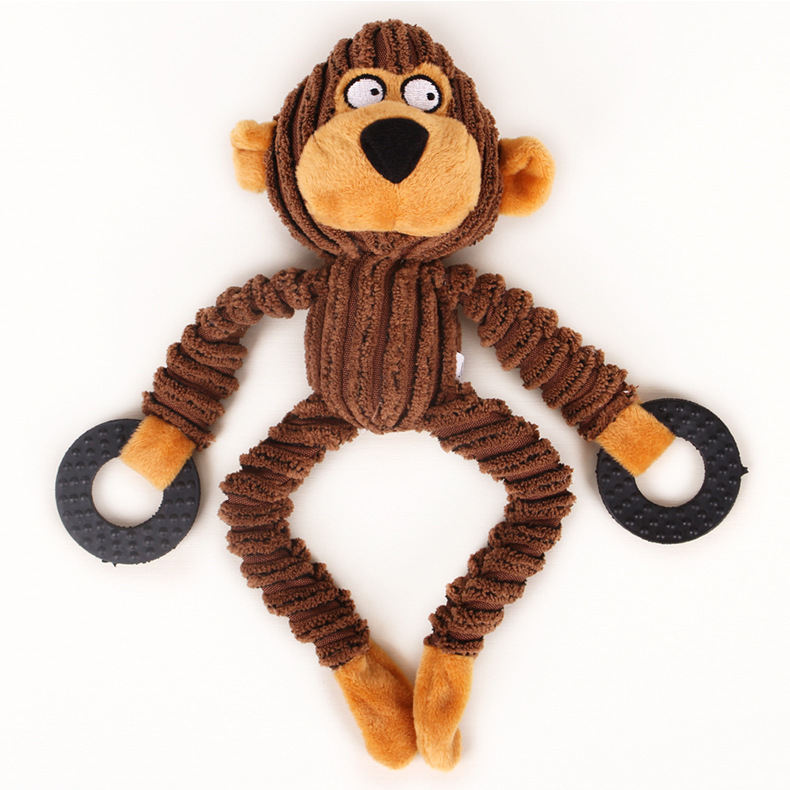 Dog Chew Toy Pet Plush Squeaky Paper Toy