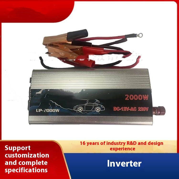 Household Inverter 12V Smart Solar Charger Converter 2000W