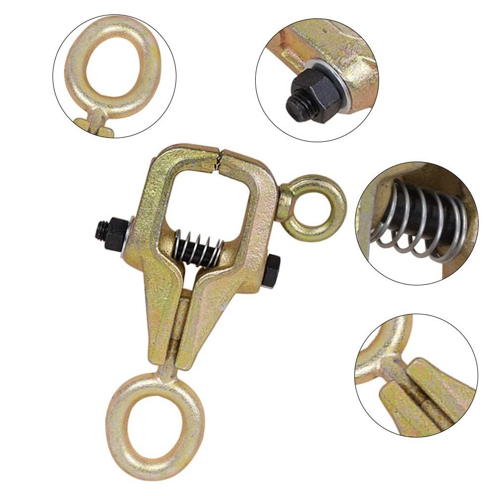 3PC 5Ton Self-Tightening Repair Tool Pull Clamp Grips Frame Car Body Dent Puller