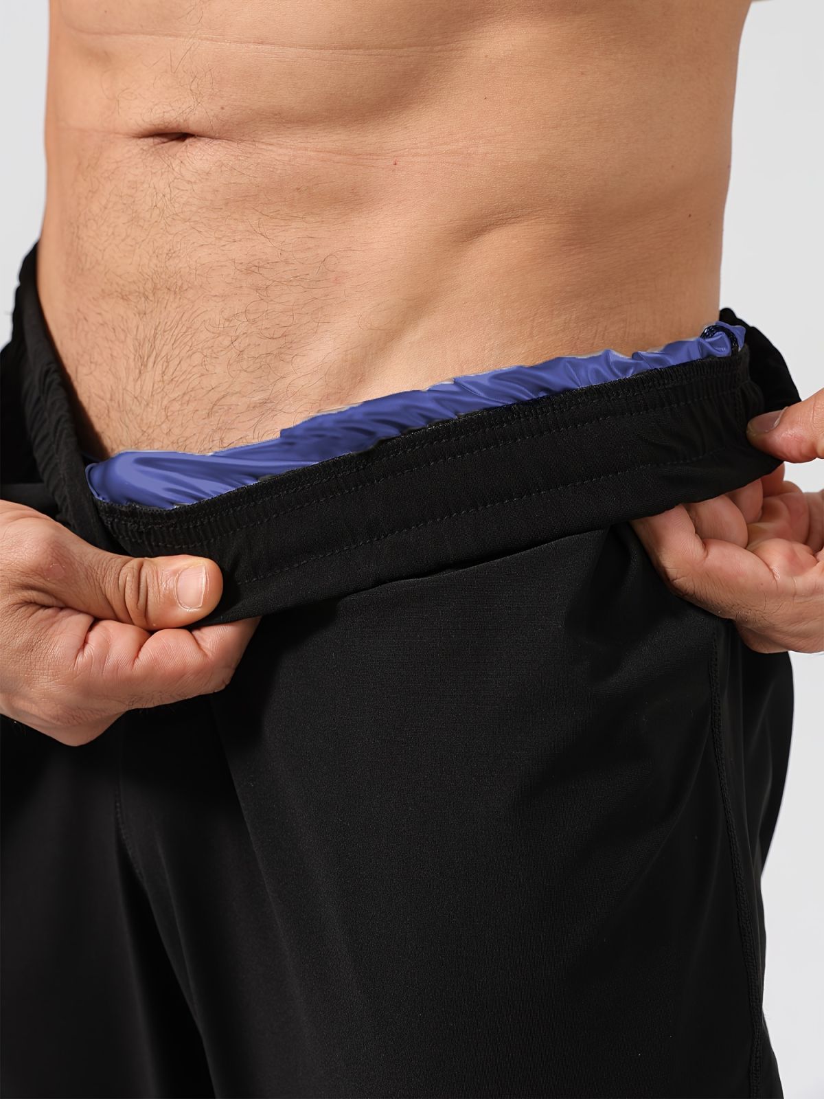 Sauna Suit With Trousers For Men Long Sleeve Heat Trapping Sweat Suit Joggers Weight Loss Body Shaper Hot Workout Gym Compression Shirts With Pants