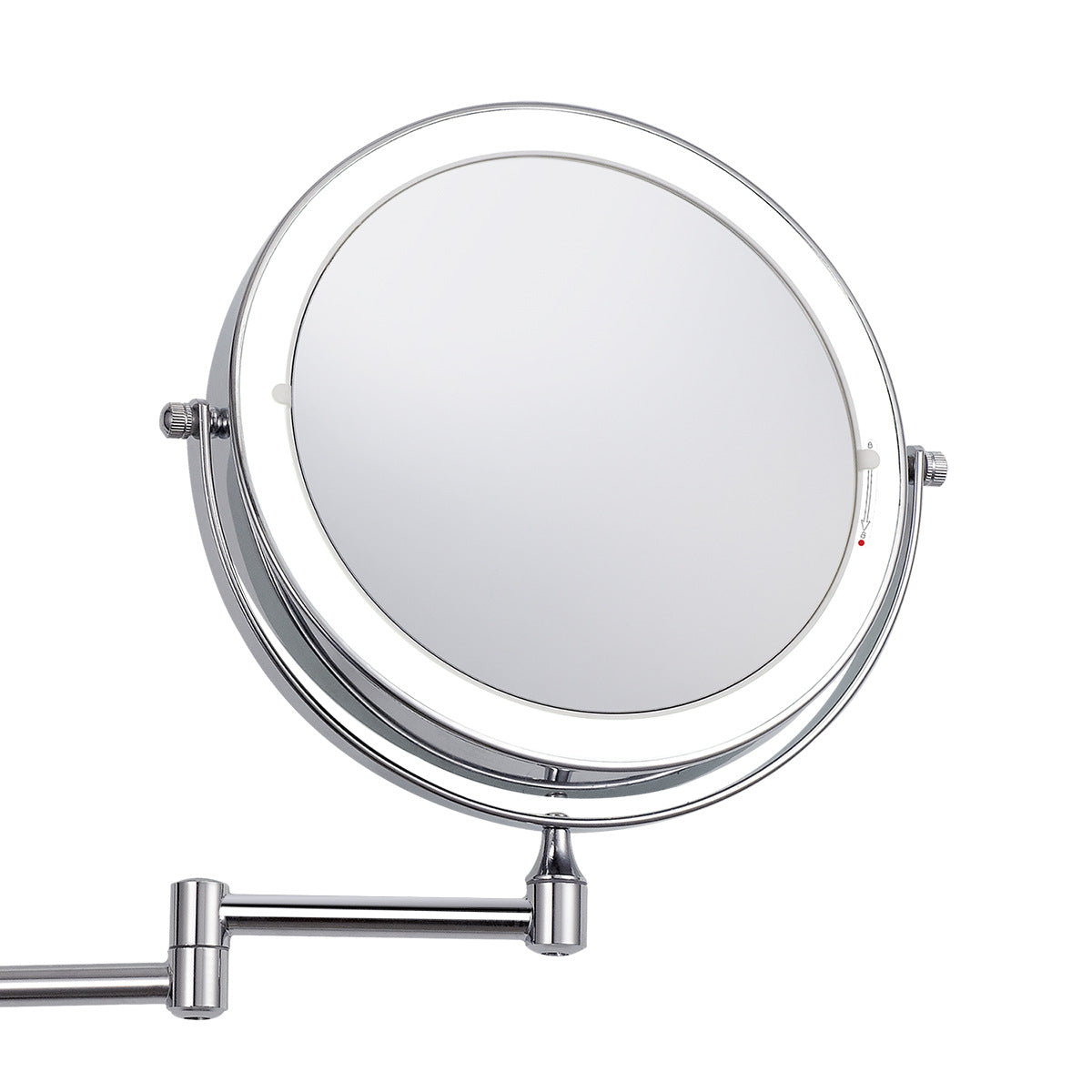 8-inch Folding LED Makeup Mirror, Wall-mounted Dressing Mirror