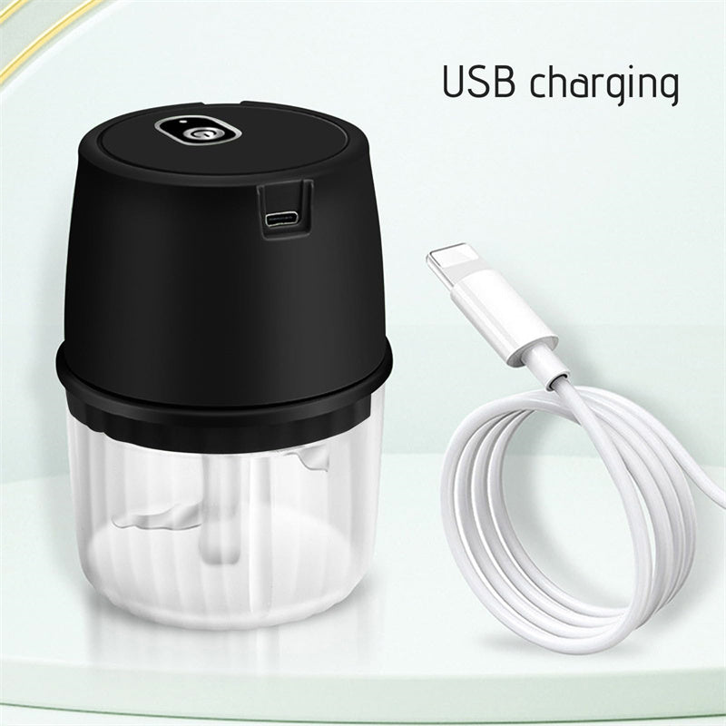 USB Rechargeable Electric Garlic Press Portable Wireless Food Chopper Mini Complementary Food Mixer Kitchen Gadgets