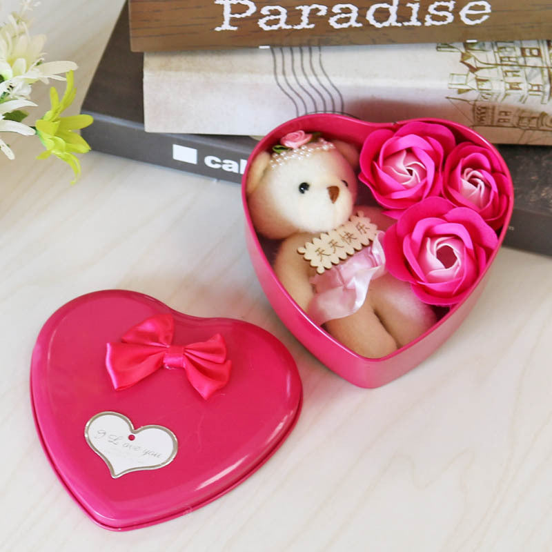 Rose-scented Soap Flowers Creative Small Gifts Corporate Event Giveaways And Decorative Soaps