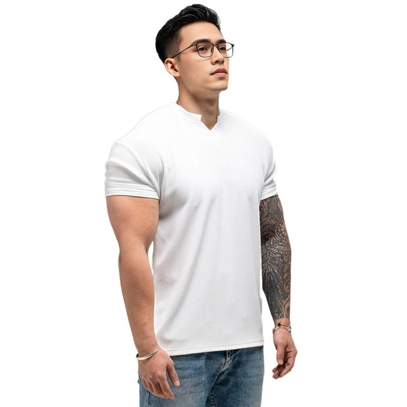 Anti-Wrinkle Quick-drying Fitness Exercise Short T-shirt