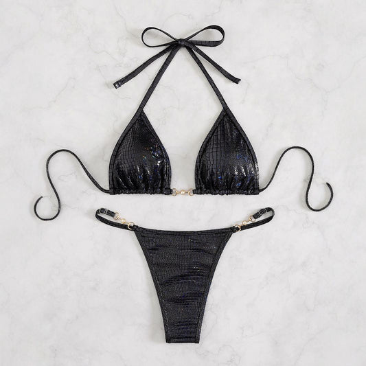European And American-style Accessories Tied-string Swimwear For Women