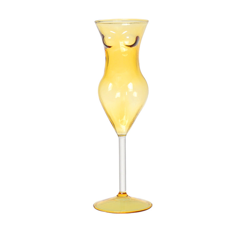 Beauty Champagne Glass Creative Cocktail Glass Nude Women's Cup Personalized Goblet Barware