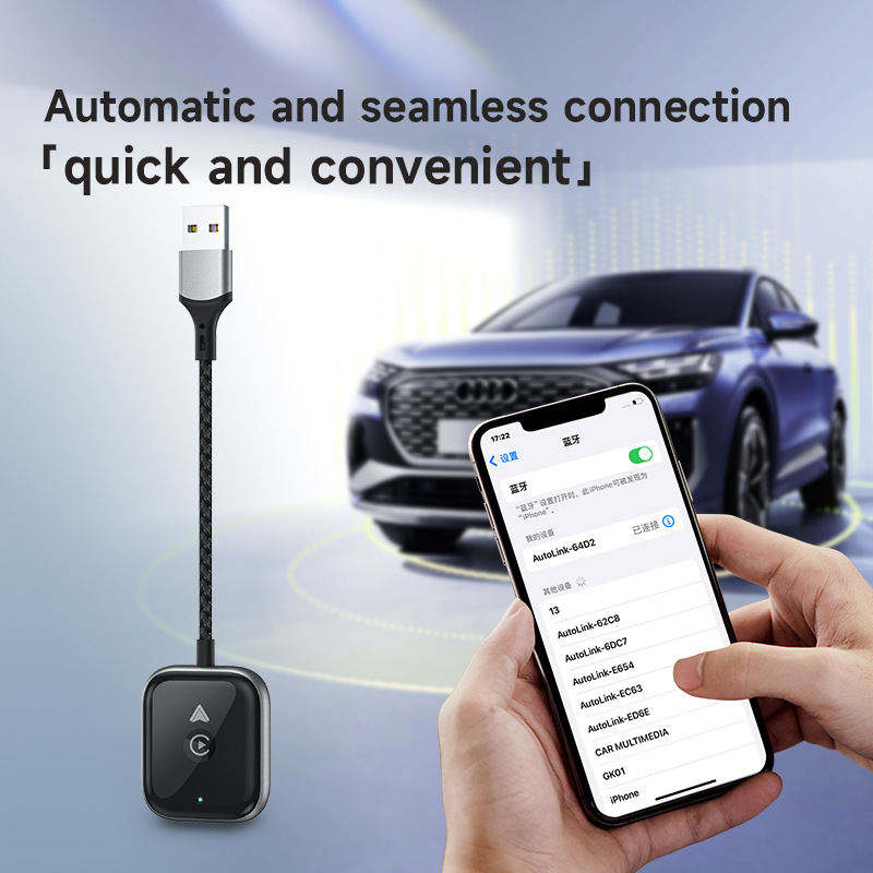 Wired-to-wireless Module Compatible With CarPlay In-car Navigation Smart Box