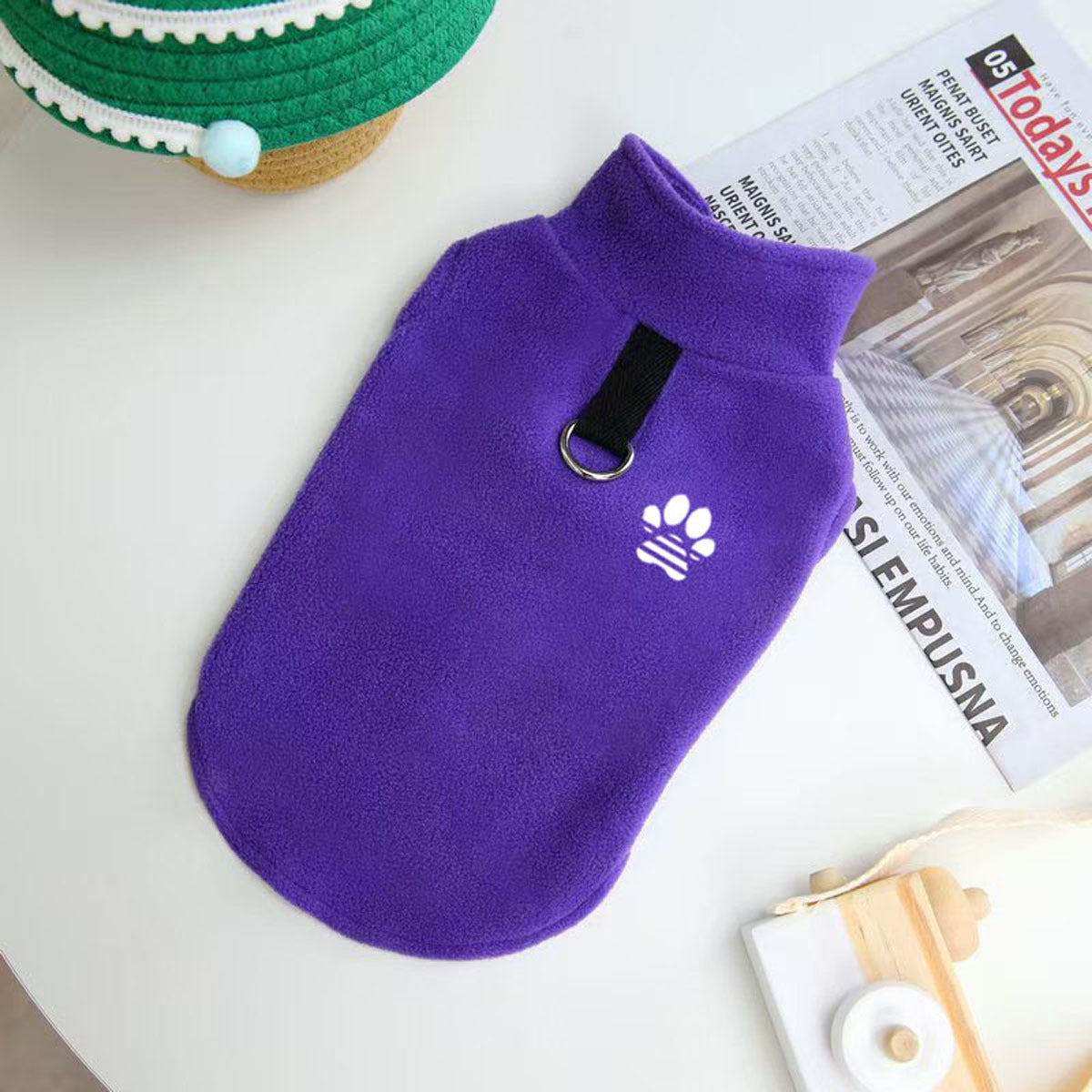 Pet Clothing Fleece-lined Thermal Vest