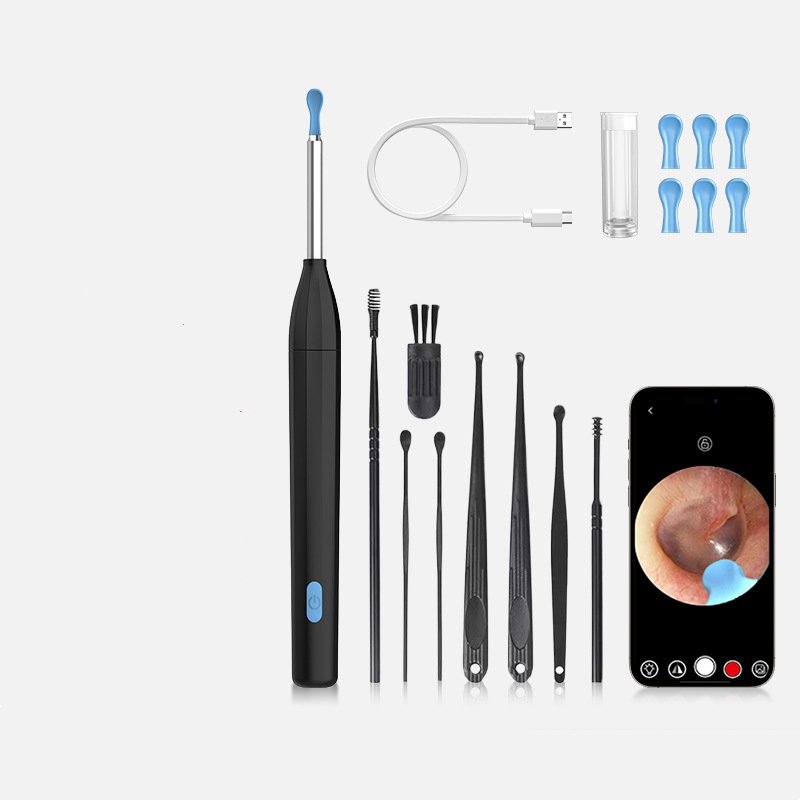 Visual Ear Pick P3 8-Piece Set Smart Ear-Cleaning Tool Kit