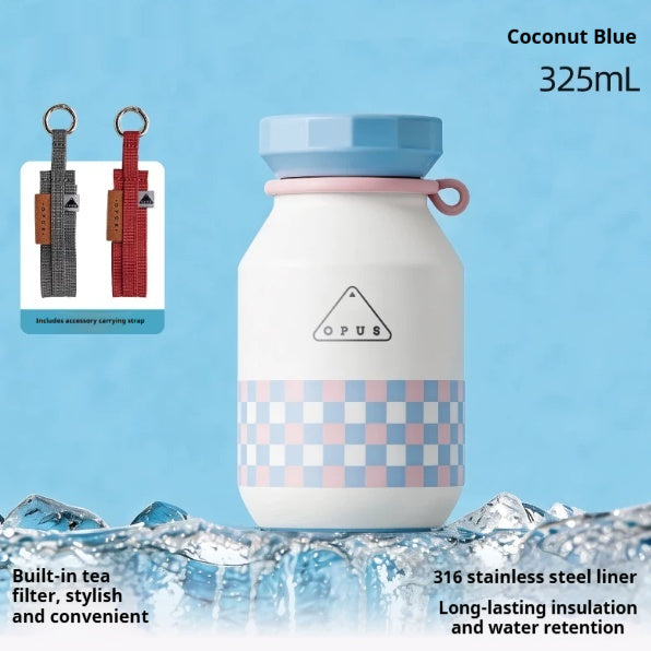 Outdoor Portable Tea-Brewing Couples Insulated Water Bottle