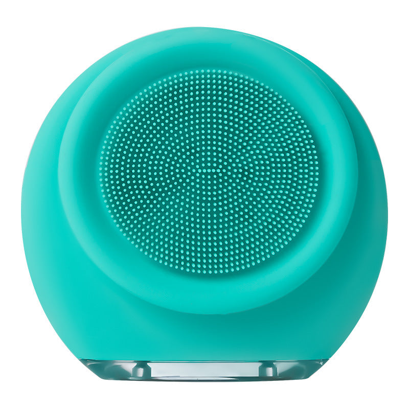 New Silicone Hot And Cold Rotating Portable Cleaning Waterproof Electric Face Washing Beauty Instrument