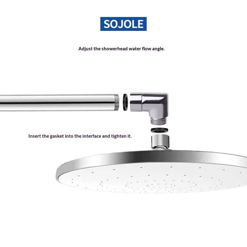 Bathroom Accessories Self-rotating Anti-tangle Showerhead Adapter