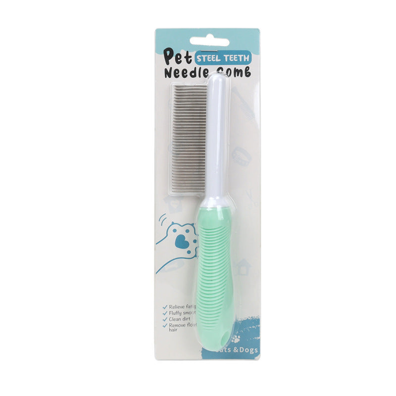 Cat Deshedding And Detangling Comb Dog Grooming And Cleaning Tool