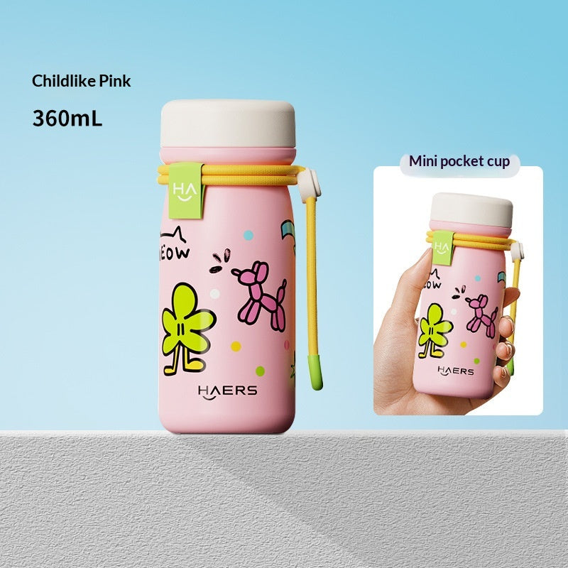 Compact And Portable Stainless Steel Outdoor Water Bottle For Women
