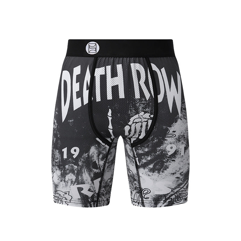 Cartoon Printed Quick-dry Men's Sports Fitness Extended Underwear