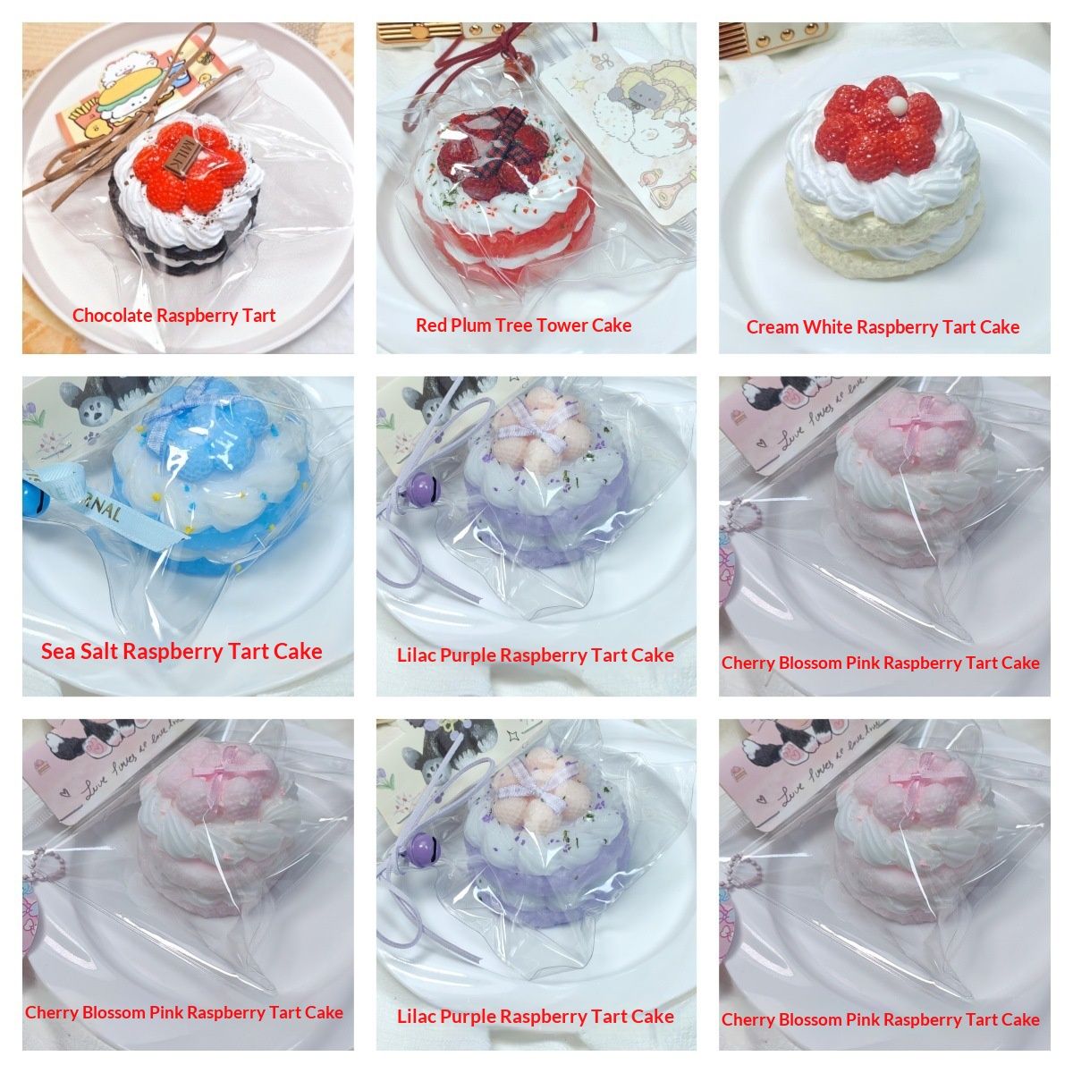 Raspberry Tart Cake Series Food Grade Silicone