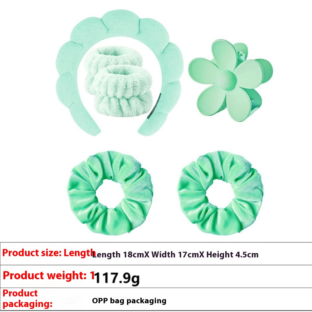 Amazon Cross-border Hot Hair Accessories Suit High Skull Top Cloud Sponge Headband Best Seller