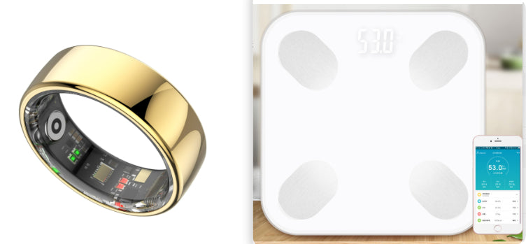 R08 Smart Ring Waterproof Blood Oxygen Sleep Tracking