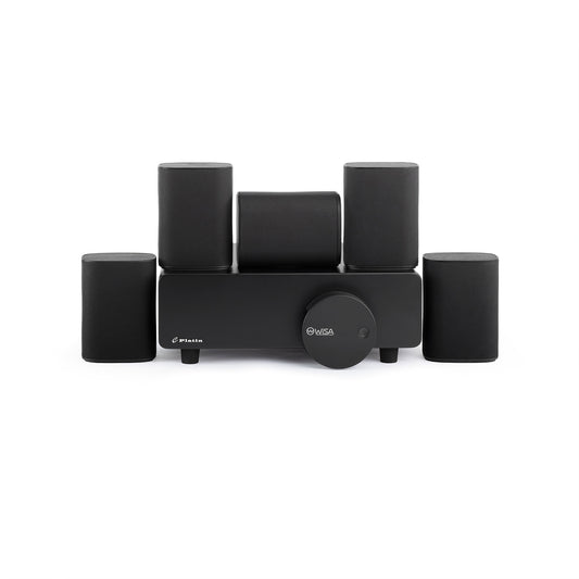 5.1 Compact Wireless Home Cinema System  Milan Surround Sound Set, WISA Low Latency, Price-Performance Winner For Small Living Rooms & Apartments, Black
