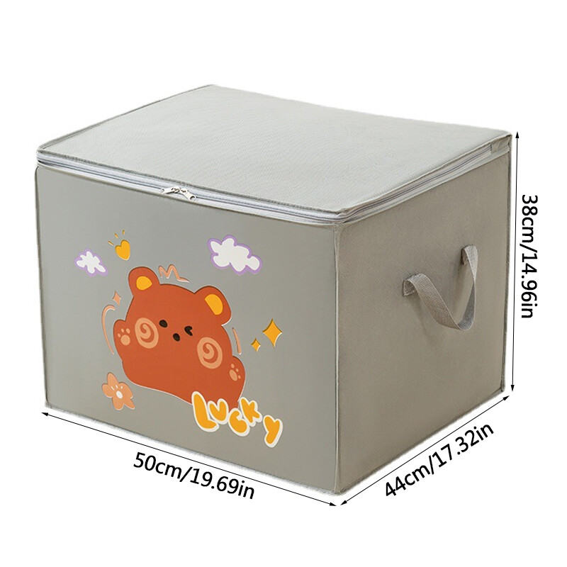 Large Collapsible Storage Box Foldable Jumbo Storage Chest Kids Room Toy Box