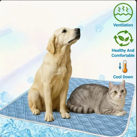 Pet Cooling Ice Silk Cooling Dog Mattress