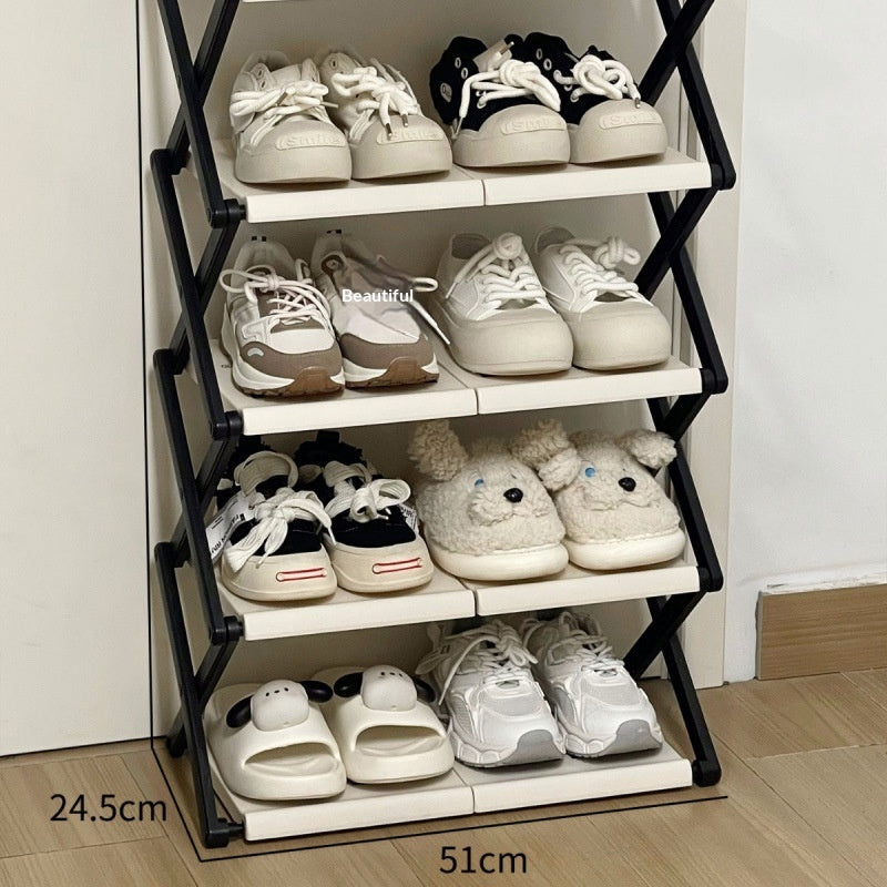 Multi-tier Foldable Shoe Cabinet For Home Entryway And Dorm Rooms