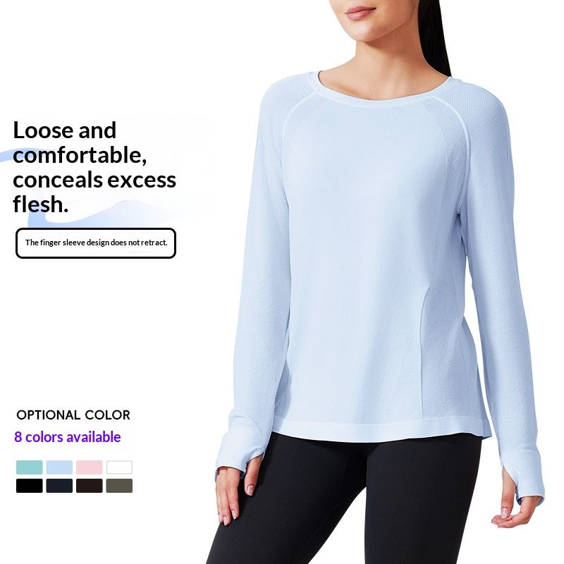 Long-sleeve T-shirt Loose-fit Sportswear For Running And Fitness
