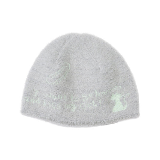 Knitted Cold Hat Original Versatile Knitted Hat Niche Face Small Ear Protection New Knitted Hat Autumn-Winter
