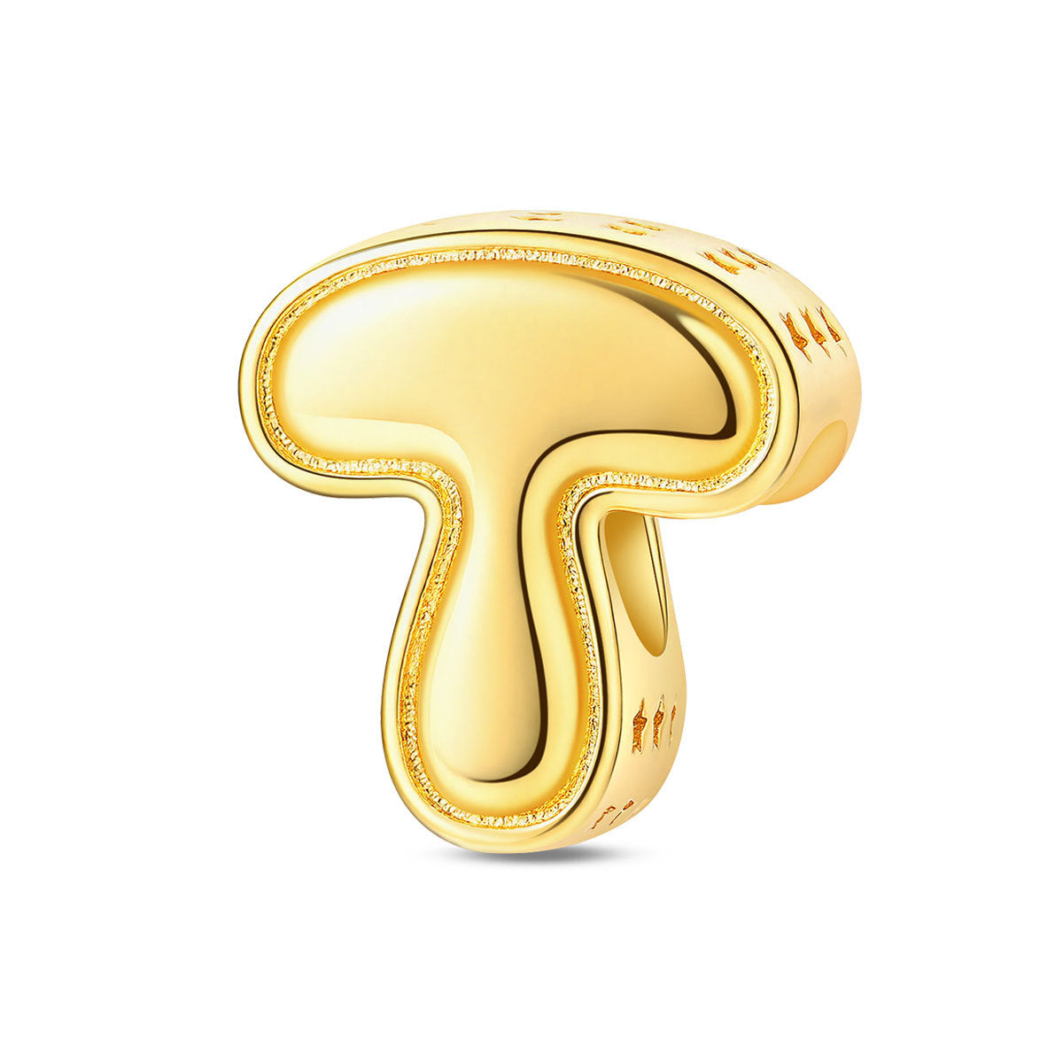 Gold-plated Copper DIY Bracelet Bead Accessories With English Letters
