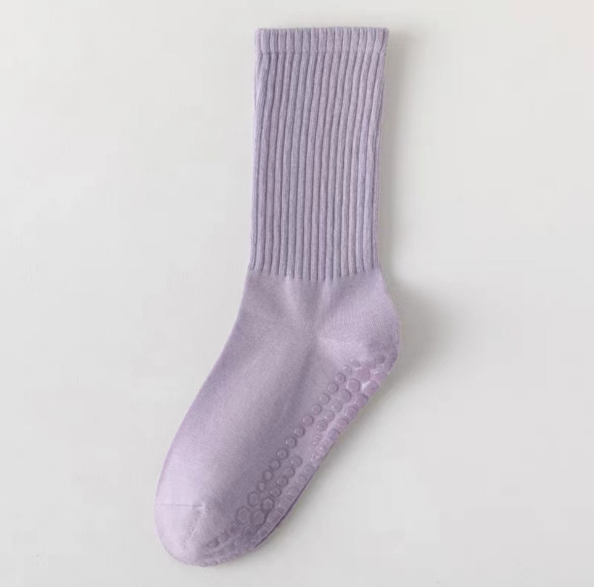 Springautumn Mid-calf Professional Fitness Pilates Non-slip Socks