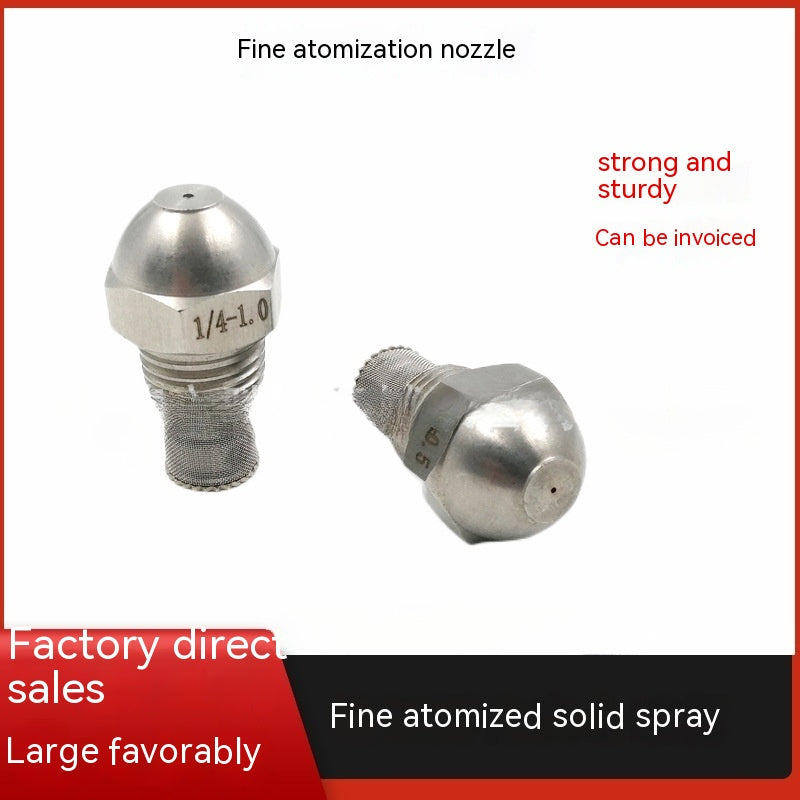 High And Low Pressure Fine Atomization 304 Stainless Steel Nozzle 2 Points Humidifying And Cooling Methanol Combustion Head